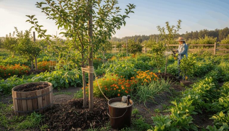 ¿Cómo acelerar el crecimiento de los árboles frutales?
