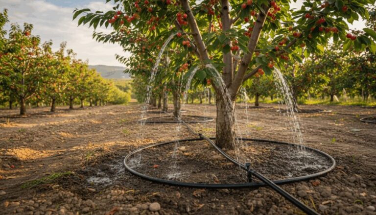 ¿Cómo se riegan los cerezos?