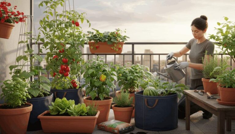 ¿Cómo cultivar frutas y verduras en macetas?