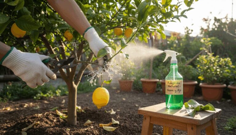 ¿Cómo eliminar el hongo de un árbol de limón?