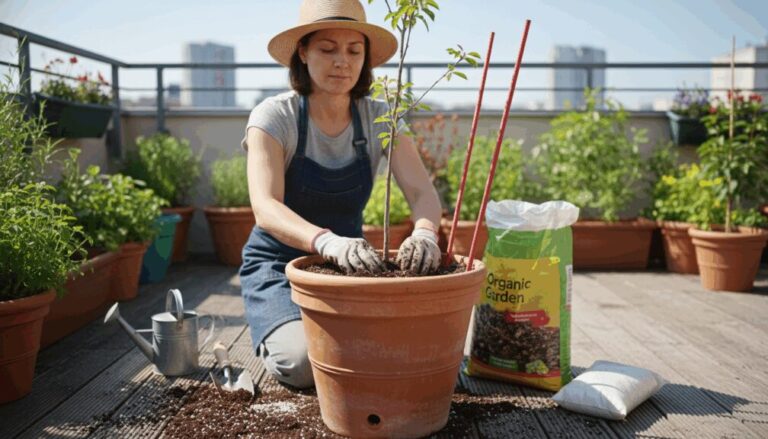 ¿Cómo plantar un cerezo en una maceta?
