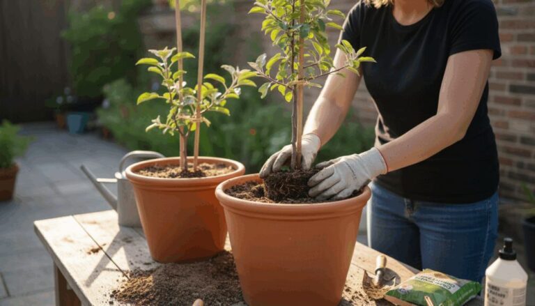 ¿Cómo plantar un manzano en una maceta?