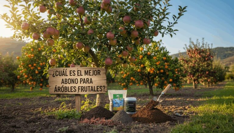 ¿Cuál es el mejor abono para los árboles frutales? ¿Qué clase de abono hay que echar a los árboles frutales?
