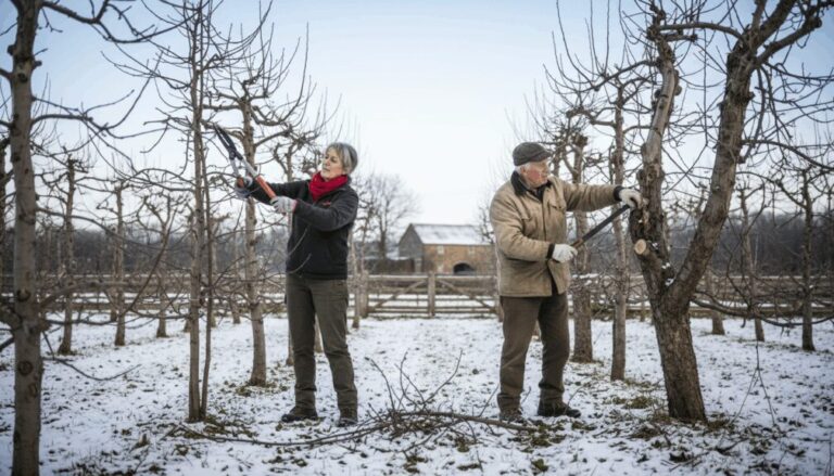 ¿Cuándo se realiza la poda de árboles frutales?