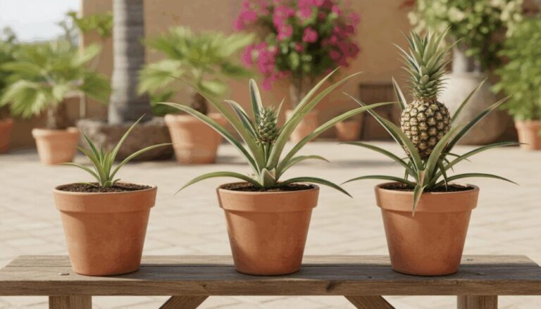 ¿Cuánto tarda en crecer una piña en maceta?