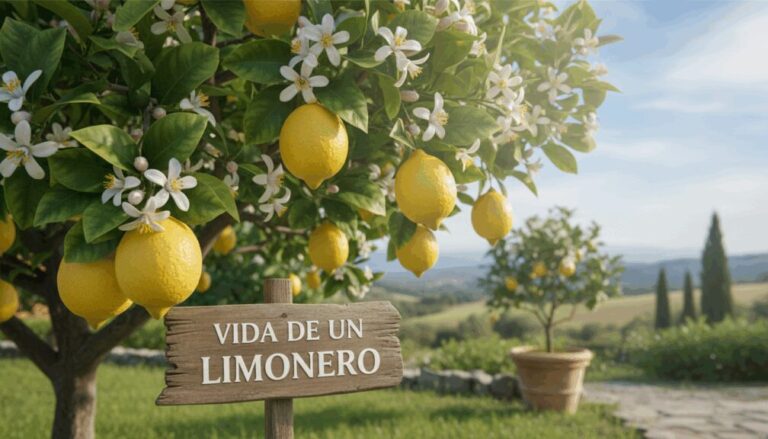 ¿Cuánto tiempo de vida tiene una planta de limón?