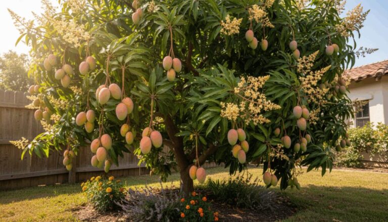 ¿Cuántas veces al año da fruto un árbol de mango?