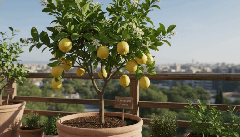 ¿Cuánto crece un árbol frutal enano?