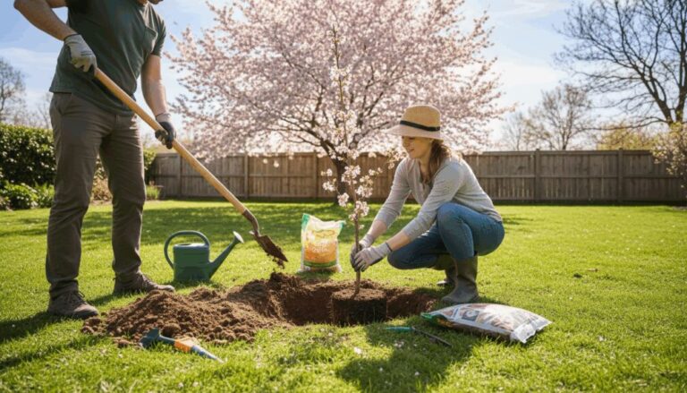 ¿Cómo se planta un árbol de cerezo?