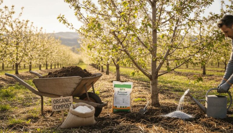 ¿Qué abono necesitan los cerezos?